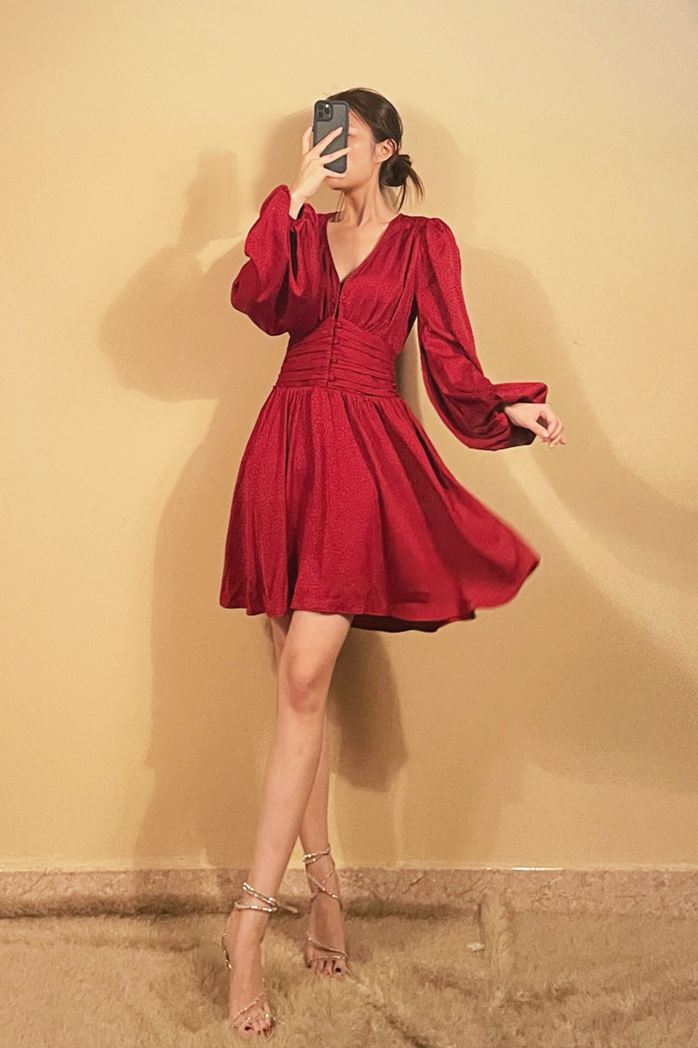 Rose Red Cocktail Dress – MC